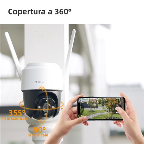 Imou Cruiser 4MP Cupola Telecamera di sicurezza IP Interno e esterno 2560 x 1440 Pixel Soffitto/palo