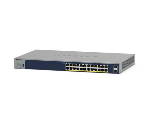 NETGEAR GS724TPv3 Gestito L2 Gigabit Ethernet (10/100/1000) Supporto Power over Ethernet (PoE) Grigio