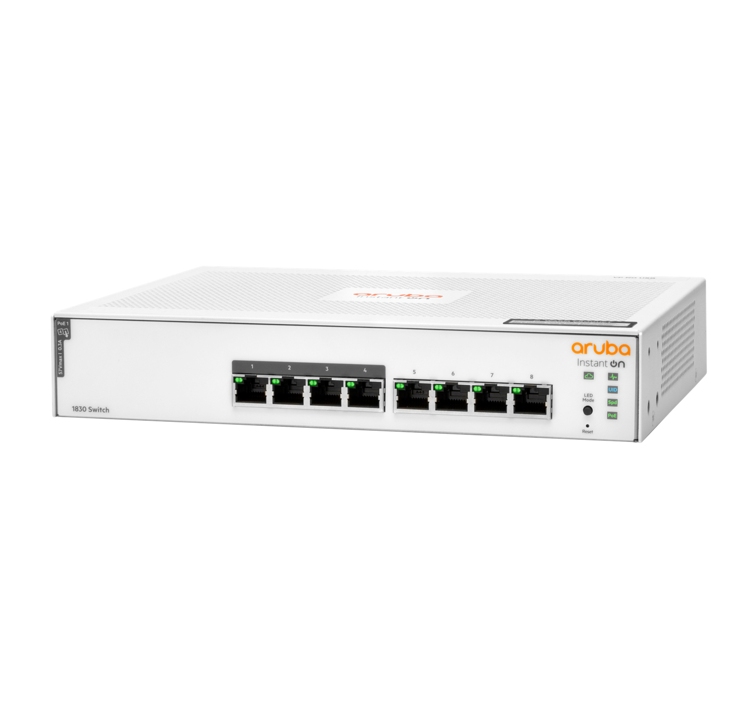 HPE Aruba Networking Aruba Instant On 1830 8G 4p Class4 PoE 65W Gestito L2 Gigabit Ethernet (10/100/1000) Supporto Power over Ethernet (PoE) 1U
