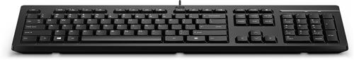 HP 125 Wired Keyboard tastiera USB Nero