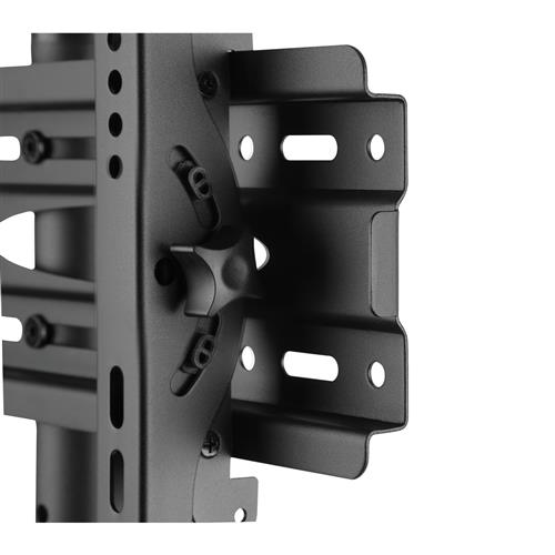 V7 TVCART1-3E carrello e supporto multimediale Nero Pannello piatto Carrello multimediale