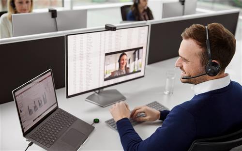 Jabra Engage 55 MS Stereo Auricolare Wireless A Padiglione Ufficio USB tipo A Nero