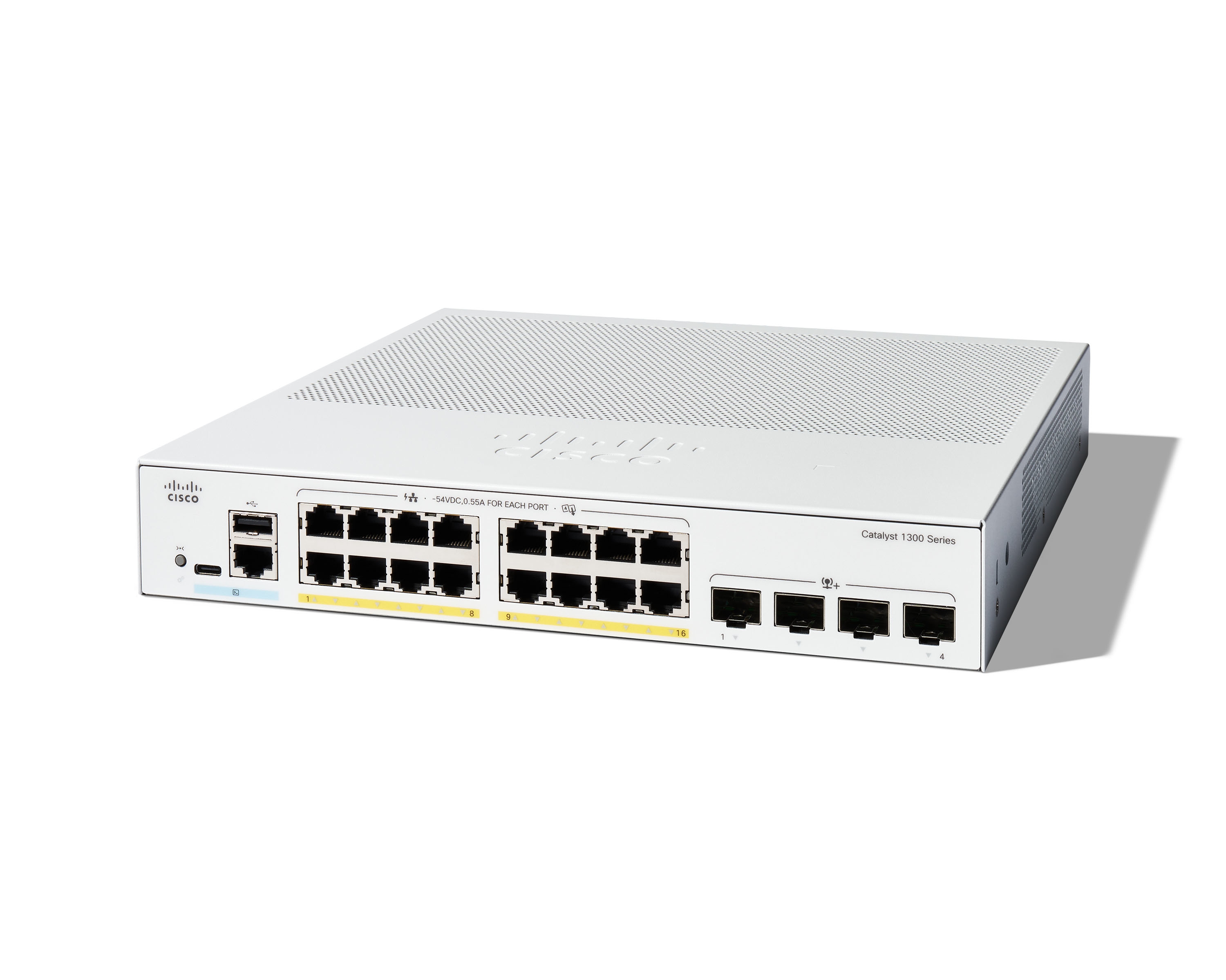 Cisco C1300-16P-4X switch di rete Gestito L2/L3 Gigabit Ethernet (10/100/1000) Bianco