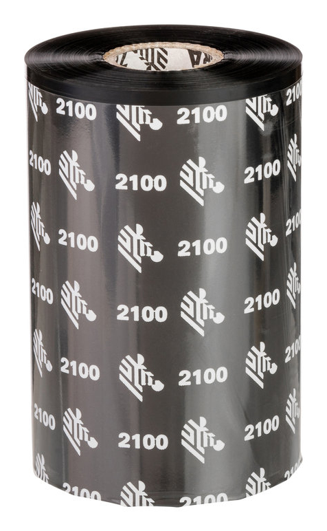 Zebra 2100 Wax nastro termico 450 m Nero