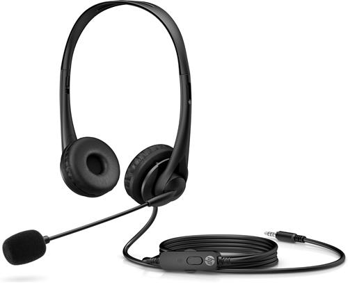 HP Stereo 3.5mm Headset G2 Auricolare Cablato A Padiglione Ufficio Nero