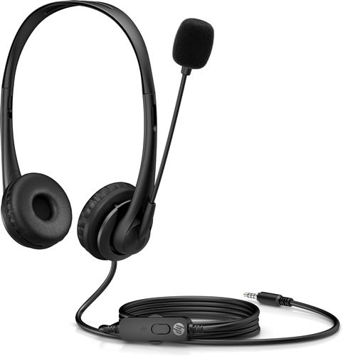 HP Stereo 3.5mm Headset G2 Auricolare Cablato A Padiglione Ufficio Nero