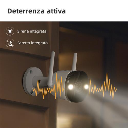 Imou Bullet 2 4MP Pallottola (forma) Telecamera di sicurezza IP 2560 x 1440 Pixel Soffitto/muro