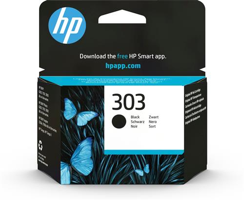 HP 303 Black Original Ink Cartridge cartuccia d'inchiostro 1 pz Resa standard