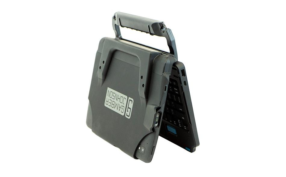 Gamber-Johnson 7160-1789-01 tastiera per dispositivo mobile QWERTY Inglese UK Pin Pogo Nero