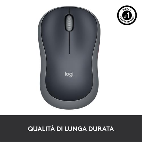 Logitech M185 mouse Ufficio RF Wireless
