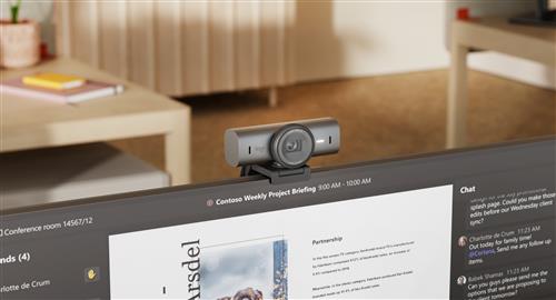 Logitech MX Brio 705 for Business webcam 8,5 MP 4096 x 2160 Pixel USB 3.2 Gen 1 (3.1 Gen 1) Alluminio, Nero