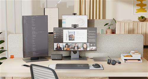 Logitech MX Brio 705 for Business webcam 8,5 MP 4096 x 2160 Pixel USB 3.2 Gen 1 (3.1 Gen 1) Alluminio, Nero