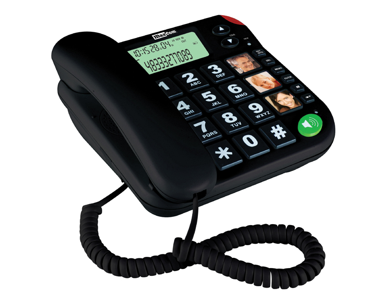 MaxCom KXT480CZ telefono Telefono analogico Identificatore di chiamata Nero
