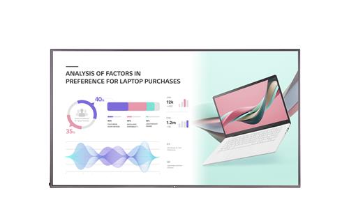 LG 75UH5J-M Pannello piatto per segnaletica digitale 190,5 cm (75) LCD Wi-Fi 500 cd/m² 4K Ultra HD Nero WebOS 24/7