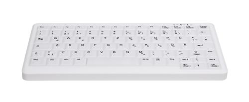 CHERRY AK-C4110 tastiera Medico RF Wireless QWERTZ Tedesco Bianco