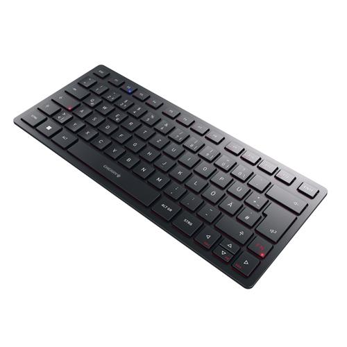 CHERRY JK-9250CS-2 tastiera Universale USB + RF Wireless + Bluetooth QWERTZ Ceco, Slovacco Nero, Rosso