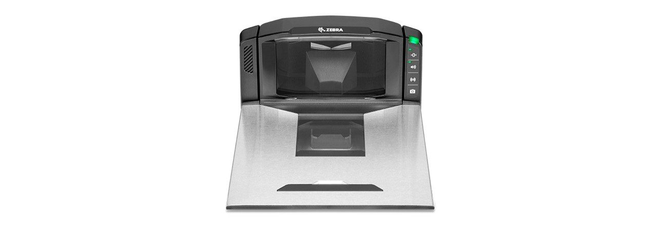 Zebra MP7000 Lettore di codici a barre integrato 1D/2D CMOS Nero, Acciaio inox