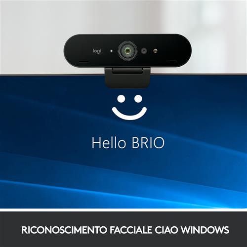 Logitech Brio Stream webcam 4096 x 2160 Pixel USB 3.2 Gen 1 (3.1 Gen 1) Nero