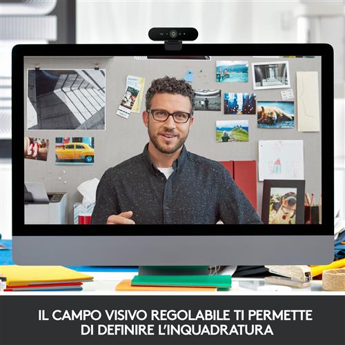 Logitech Brio Stream webcam 4096 x 2160 Pixel USB 3.2 Gen 1 (3.1 Gen 1) Nero