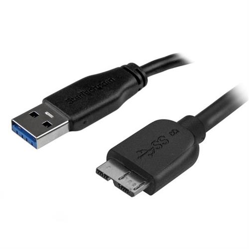 StarTech.com USB3AUB50CMS cavo USB USB 3.2 Gen 1 (3.1 Gen 1) 0,5 m USB A Micro-USB B Nero