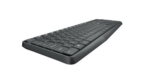 Logitech MK235 tastiera Mouse incluso Universale QWERTY Italiano Grigio