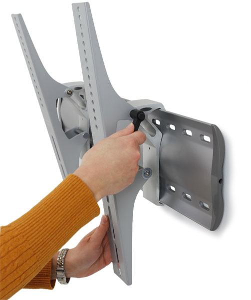 Ergotron 61-143-003 Supporto TV a parete Argento