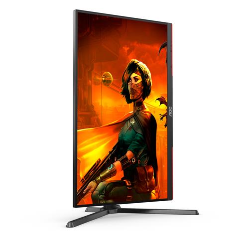 AOC G3 U27G3X/BK Monitor PC 68,6 cm (27) 3840 x 2160 Pixel 4K Ultra HD LED Nero, Rosso