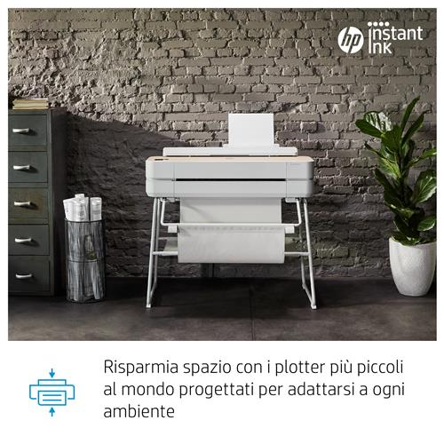 HP Designjet Studio 24-in Printer stampante grandi formati Wi-Fi Getto termico d'inchiostro A colori 2400 x 1200 DPI 610 x 1897 mm Collegamento ethernet LAN