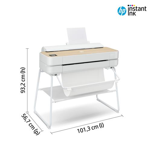 HP Designjet Studio 24-in Printer stampante grandi formati Wi-Fi Getto termico d'inchiostro A colori 2400 x 1200 DPI 610 x 1897 mm Collegamento ethernet LAN