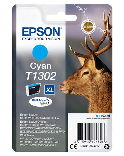 Epson Stag T1302 cartuccia d'inchiostro 1 pz Originale Resa elevata (XL)