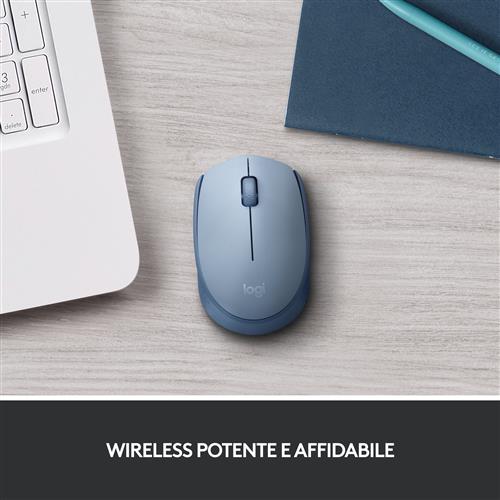 Logitech M171 mouse Ufficio Ambidestro RF Wireless Ottico