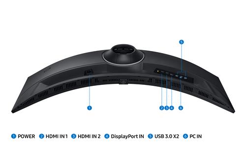 Samsung G95C Monitor PC 124,5 cm (49) 5120 x 1440 Pixel LED Nero