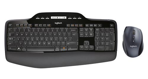 Logitech MK710 Performance tastiera Mouse incluso Casa RF Wireless QWERTY US International Nero