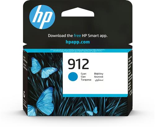 HP 912 Cyan Original Ink Cartridge cartuccia d'inchiostro 1 pz Resa standard