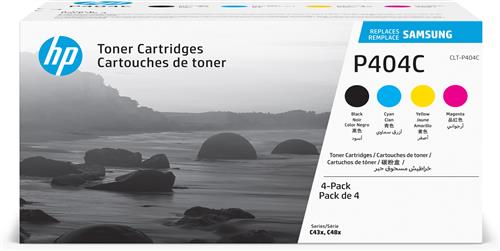 Samsung CLT-P404C 4-pack Cyan/Magenta/Yellow/Black Original Toner Cartridge cartuccia toner 4 pz Originale Nero, Ciano, Magenta, Giallo