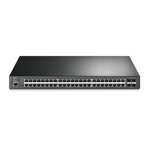 TP-Link JetStream TL-SG3452P switch di rete Gestito L2/L3 Gigabit Ethernet (10/100/1000) Supporto Power over Ethernet (PoE) 1U Nero