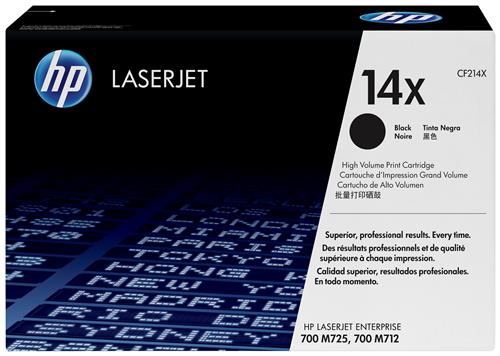 HP 14X High Yield Black Original LaserJet Toner Cartridge cartuccia toner 1 pz