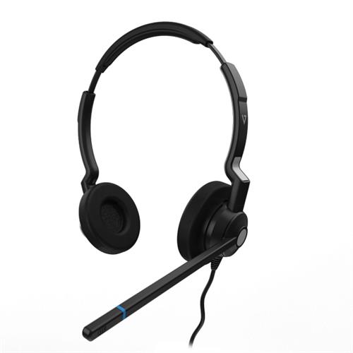 V7 HQ511 cuffia e auricolare Cablato A Padiglione Ufficio Nero