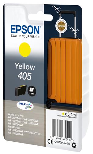 Epson 405 DURABrite Ultra Ink cartuccia d'inchiostro 1 pz Originale Resa standard Giallo
