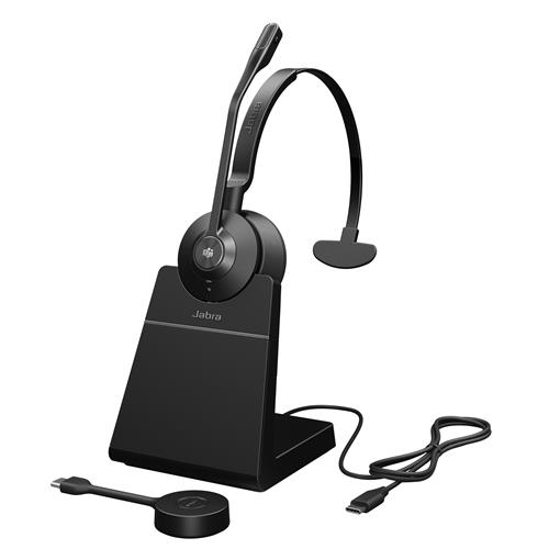 Jabra 9553-475-111 cuffia e auricolare Wireless A Padiglione Ufficio Bluetooth Base di ricarica Nero