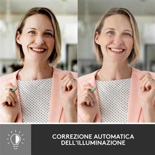 Logitech Brio 500 webcam 4 MP 1920 x 1080 Pixel USB-C Bianco