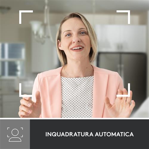 Logitech Brio 500 webcam 4 MP 1920 x 1080 Pixel USB-C Bianco