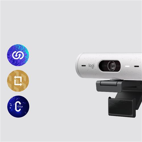 Logitech Brio 500 webcam 4 MP 1920 x 1080 Pixel USB-C Bianco