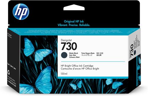 HP Cartuccia di inchiostro nero opaco DesignJet 730 da 130 ml