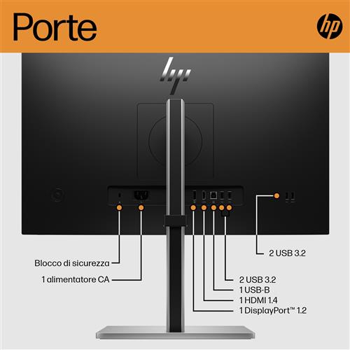 HP E24 G5 FHD Monitor Monitor PC 60,5 cm (23.8) 1920 x 1080 Pixel