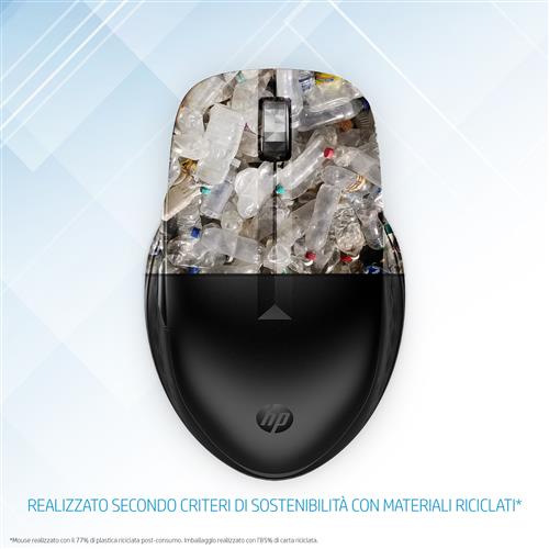HP 435 Multi-Device Wireless mouse Ambidestro RF senza fili + Bluetooth 4000 DPI