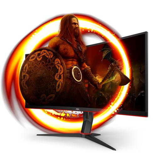 AOC G2 CU34G2X/BK LED display 86,4 cm (34) 3440 x 1440 Pixel Quad HD Nero, Rosso