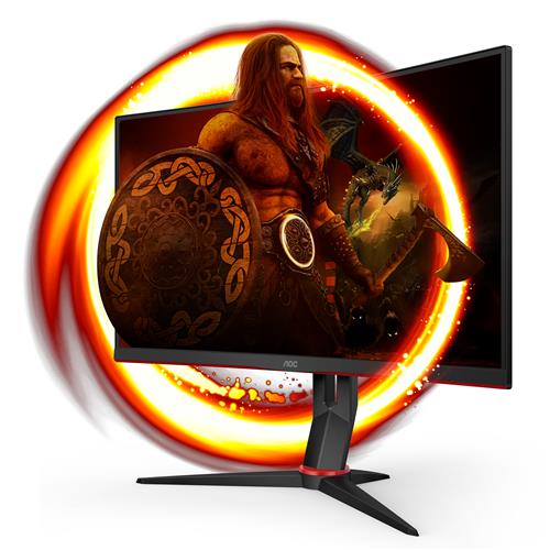 AOC G2 C27G2ZU/BK Monitor PC 68,6 cm (27) 1920 x 1080 Pixel Full HD LED Nero, Rosso