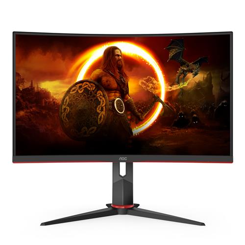 AOC G2 C27G2ZU/BK Monitor PC 68,6 cm (27) 1920 x 1080 Pixel Full HD LED Nero, Rosso
