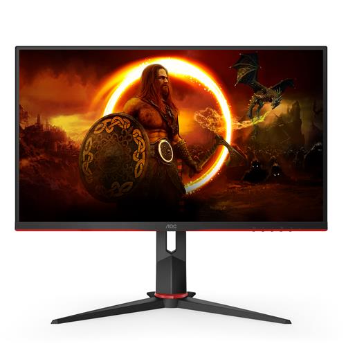 AOC Q27G2S/EU Monitor PC 68,6 cm (27) 2560 x 1440 Pixel Quad HD LED Nero, Rosso